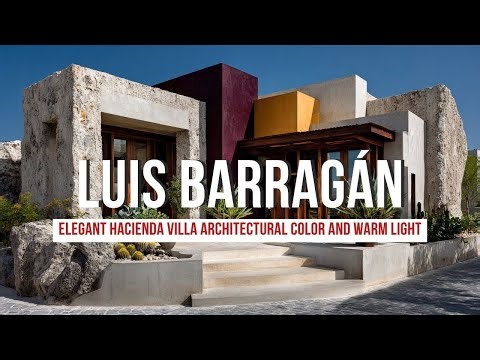 Elegant Hacienda Villa Inspired by Luis Barragán Architectural Color and Warm Light