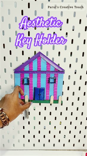 DIY Key Holder 🩷🤌✨#shorts