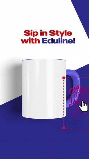 2.5K views |  Bring your creativity to life with personalised mugs! Design online and get it delivered fast. Perfect for gifts or just for you! | Eduline | Facebook