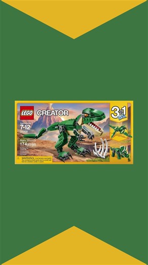 Drippy J on Instagram: "Lego Creator Mighty Dinosaurs Build & Review Full video’s on my YouTube Channel, link in bio #reels #lego #legocreator #toys #review"