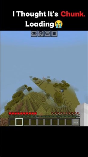 I Thought It's Chunk Loading 😭🤣 #Minecraft #Gaming #Shorts