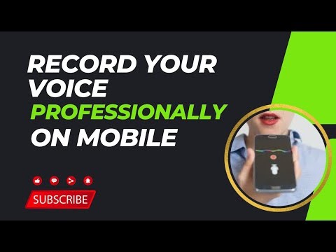 Record and Edit your Voice professionally on mobile | Full Tutorial 2025 @TechMind24