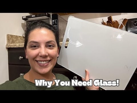 Callsky Store Tempered Glass Cutting Board Review| It Does This SO Well! #ad