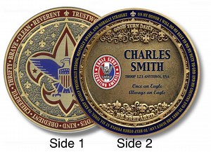 Eagle Scout Coin - Etsy