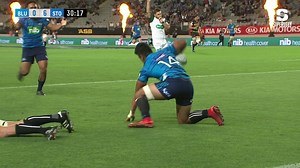 16K views · 41 shares | TRY OF THE WEEK | Super Rugby 2019 Rd 7 The Blues are flying right now with three wins on the trot and Tanielu Tele'a's second career try was sheer brilliance as he fended off three defenders at top speed! #SuperRugby #TryOfTheWeek #SR2019 | Super Rugby Pacific | Facebook
