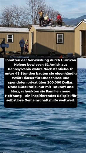 Wahre Helden! 62 Amish bauen 12 Häuser in 48 Stunden 🏠🙏