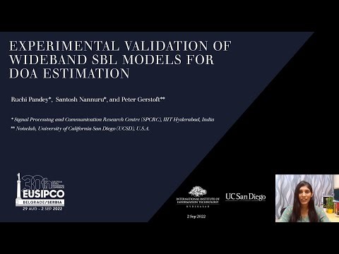 Experimental Validation of Wideband SBL Models for DOA Estimation