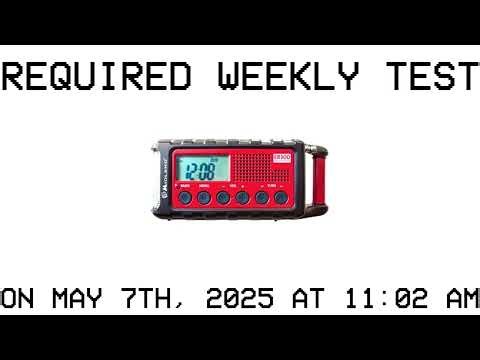 LSX Required Weekly Test On #KDO89 May 7th, 2025 at 11:02 AM