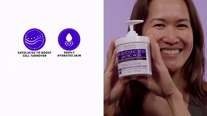 Advanced Clinicals 10% Glycolic Acid + Lactic Acid Lotion Exfoliant Moisturizing Cream With Hyaluronic Acid Moisturizer | AHA Exfoliating Body Cream Improves Look Of Uneven Rough Skin Texture, 16 Oz