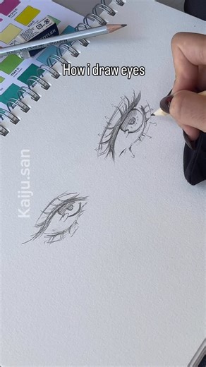 Kaiju ☆ on Instagram: "Should i make more?🥰 #sketch #quicksketch #art #artwork #eyes #animeeyes"