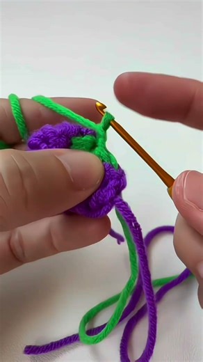 Crocheting a Tiny Fruit That Looks So Real #crochet #amigurumi #crochetfruit #youtubeshorts
