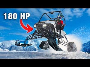 We built an Overpowered Golf Kart For the Snow!