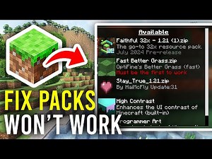 How To Fix Texture Pack Not Working In Minecraft - Full Guide