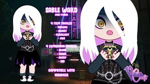 Sable Ward [chibi Vtuber] - Etsy