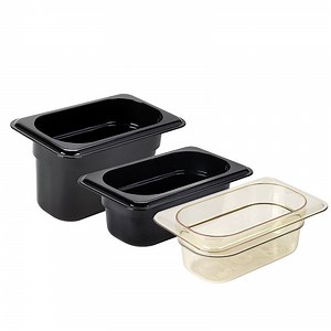 [Hot Item] Transparent Black Plastic Polycarbonate PC Gastronorm Gn Container Food Pan