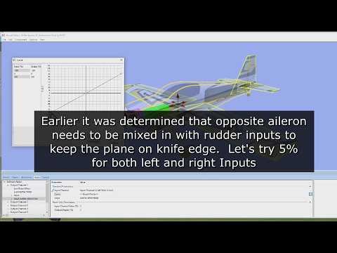 RealFlight How To: Program Knife Edge Mixes