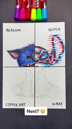 Drawing Tutorial: 4 Styles Using Markers and Pens