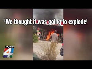 Intense fire at Jacksonville gas station caught on camera | 'Thought it was going to explode’