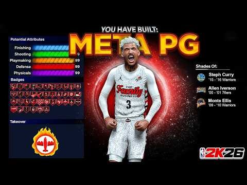 *NEW* BEST META POINT GUARD BUILD IN NBA 2K26 - BEST BUILD 2K26