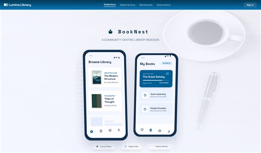 Libray Mangement Apps UI RE- Design | Figma