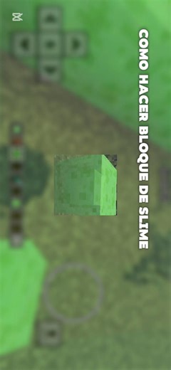 Como hacer bloque de slime #minecraft