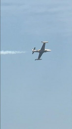 T-33 Shooting Star Jet at EAA AirVenture – Classic Jet Flyby!#aviation #militaryaircraft #military