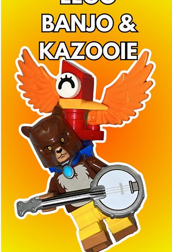 Create Your Own Banjo and Kazooie LEGO Minifigure