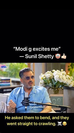 Modi g said "bend," and Bollywood heard "crawl." ☠️😂