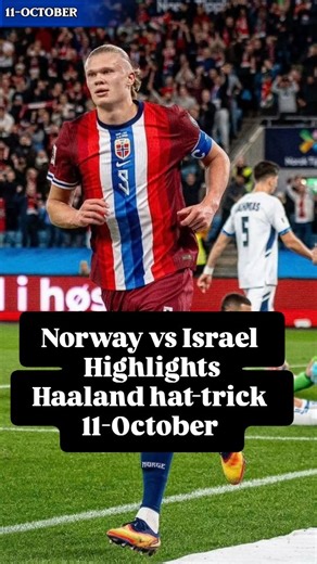 World Watch | Norway vs Israel Highlights🔥 Norway match today, Football latest matches, Soccer match today, World cup qualifiers matches today, Norway vs... | Instagram