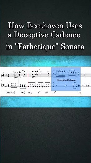 How Beethoven Uses a Deceptive Cadence in "Pathetique" Sonata | How Composers Use Series