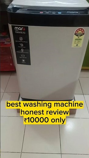 Marq washing machine unboxing and review #washingmachine #review #praja