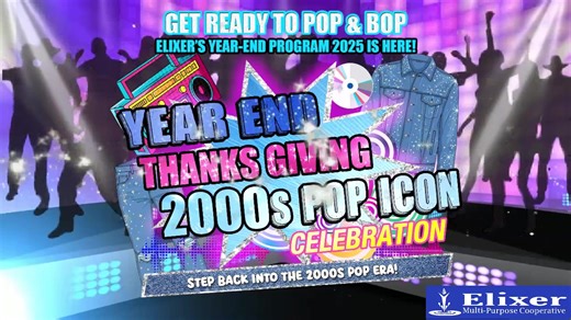 Year End Thanksgiving 2000s Pop Icon Celebration #StepBackintothe2000sPopEra #LifegetsbetterwithELIXER | Elixer Multi Purpose Cooperative