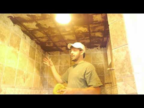 How to grout tile on the ceiling: DIY by TileConceptsofAustin.net