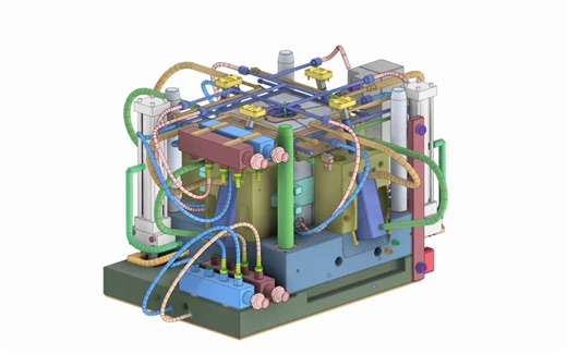 Structural design case of injection mold 模具结构