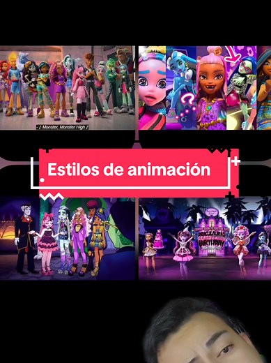 Estilos de Animación en Monster High