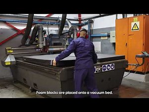 HOW IT'S MADE - Routing of Industrial Foams