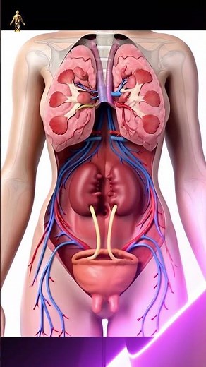 Female Urinary System Explained in 3D | Kidney to Urethra Function#biodigitalbody #anatomy #science