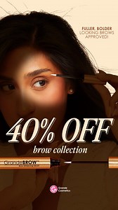 New year, bolder brows ✨ Take 40% off our entire Brow Collection. | Grande Cosmetics
