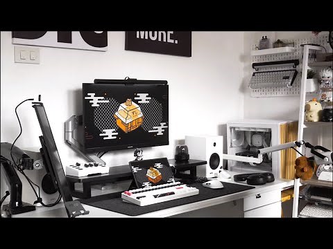 My 2025 Modern Desk Setup l Dream Setup