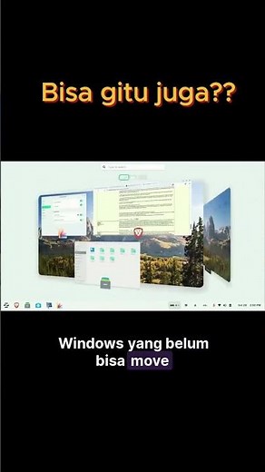 Zorin OS 3D Effects Are Pretty Cool #linux #zorinos #windows11