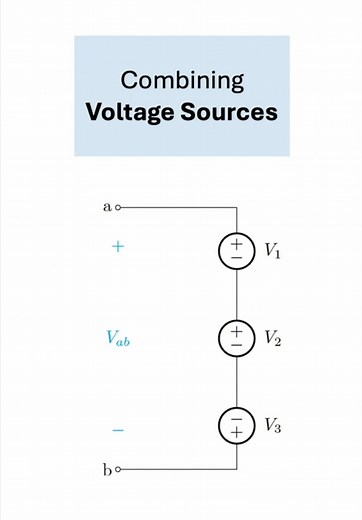 How to Combine Voltage Sources in Series & Parallel Circuits