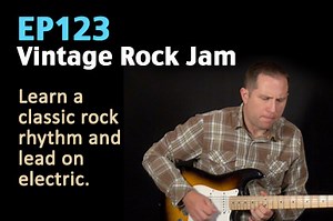 Vintage Jam - Rock Guitar Lesson - EP123