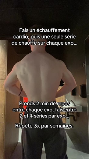 30 minutes pour entrainer ton dos ?#gym #programme #fitness #dos #back