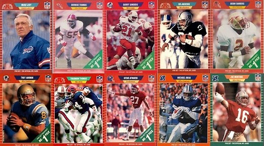 1989 Pro Set Football Cards - 10 Most Valuable - Wax Pack Gods
