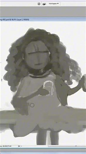 Part2_Story character Digital painting Process step by step tutorial #drawing