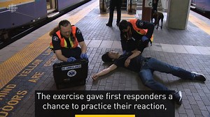 13K views · 27 reactions | Here's how a live-shooter training exercise went down at Vancouver's Waterfront station. Note: the injury depicted in the video is created by make-up and prosthetics. Read more: www.cbc.ca/1.4621512 | CBC Vancouver | Facebook