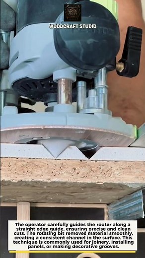 Perfect Straight Groove with Hand Router | Precision Woodworking #woodworking #tools #diy