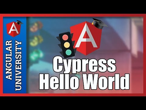 💥 Angular E2E (End To End) Testing - Hello World with Cypress