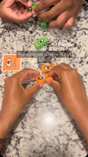 Blue Orange USA on Instagram: "Get ready to twist your face and test your speed with Cubeez by Blue Orange Games 🧠🎲! This fast-paced, laugh-out-loud game challenges kids (and adults!) to race against each other to recreate hilarious facial expressions using colorful cubes and discs. It’s the perfect mix of memory, observation, and dexterity — and it’s just as fun to watch as it is to play 🤪😂. Perfect for ages 6+ and 2–4 players, Cubeez is a must-have for family game nights, classrooms, or an