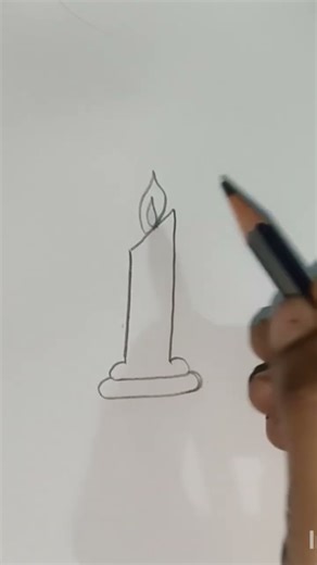 easy candle 🕯️#viral #shortvideo #artdrawing #ytshorts #viralvideo #shortvideo